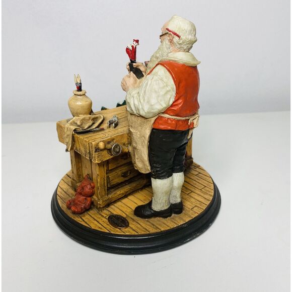 Rockwell Heirloom Santas Collection Workshop Rhodes Studios Retired 1990 5.5" - Picture 3 of 8